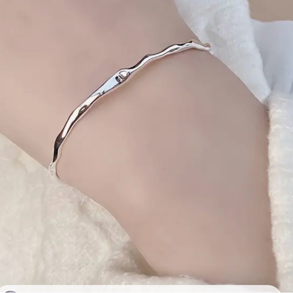 Sterling Silver Thin Cuff Bracelet